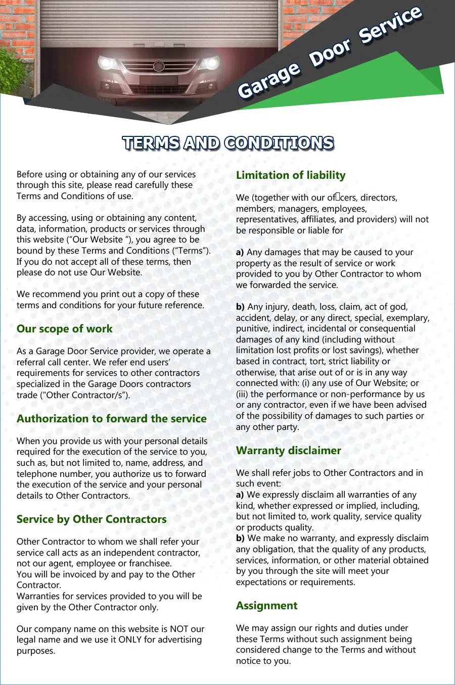 Galaxy Garage Door Service Arlington, VA 703-988-6654